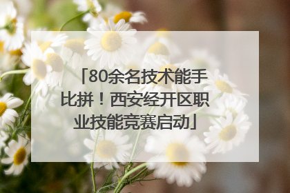 80余名技术能手比拼！西安经开区职业技能竞赛启动