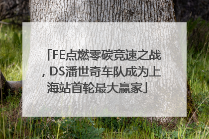 FE点燃零碳竞速之战，DS潘世奇车队成为上海站首轮最大赢家