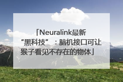 Neuralink最新“黑科技”：脑机接口可让猴子看见不存在的物体